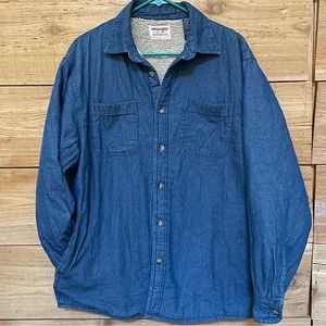 Fleece lined Wrangler button down